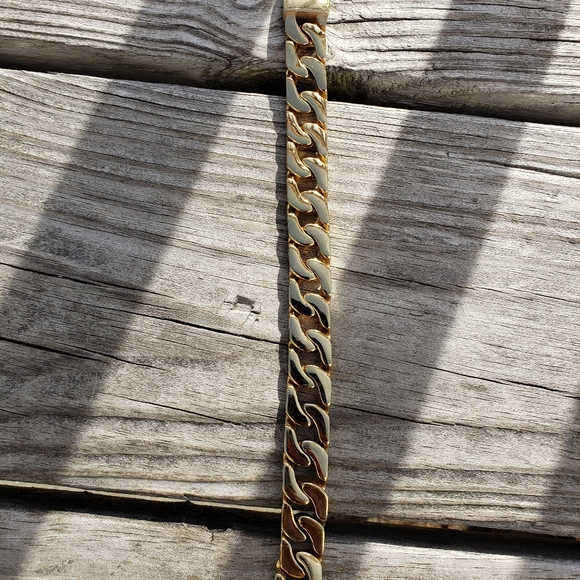 Mens gold bracelet - Picture 1 of 3